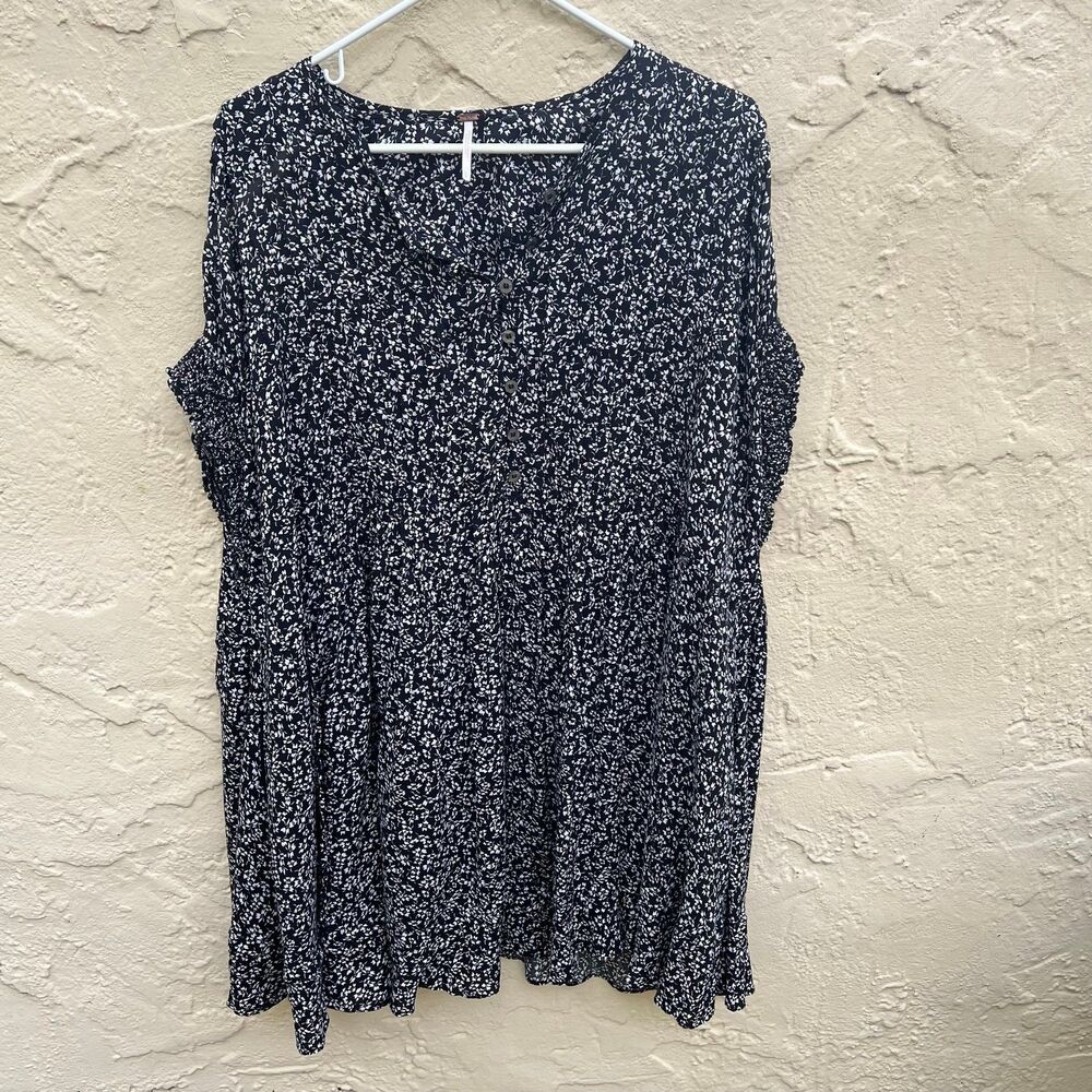 Free People sz L One Fine Day Mini Dress
